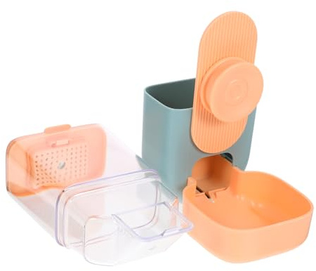 TOYANDONA Automatischer Hängender Futterspender für Kleintiere Platzsparend für Kaninchen Meerschweinchen Katzen Igel und Frettchen Frisches Futter Jederzeit Vielseitig Einsetzbar