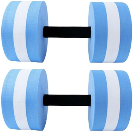 Pool-Hanteln – 2 Stück Wassergewichte, Schaumstoff-Hanteln, Schwimmende Aqua-Fitness-Geräte | Langlebige Trainingsausrüstung Für Das Schwimmbadtraining, Erwachsene, Kinder, Anfänger, Aqua-Gymnastik, W