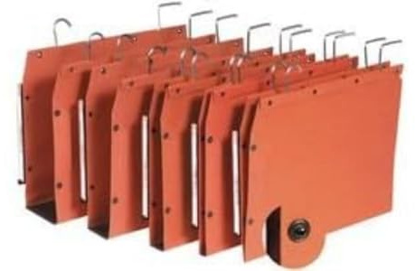 Elba Tub Ultimate 100330430 Dossiers suspendus pour Armoire Kraft Orange Boîte de 25