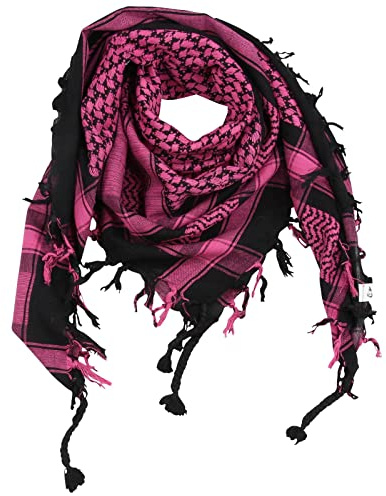 Superfreak Palituch - Grundfarbe schwarz - 10+ Farben - Pali Palästinenser Arafat Tuch - 100% Baumwolle