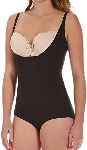 Maidenform Dam Sleek Smoothers WYOB BodyBriefer Bodysuit, Svart, L
