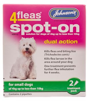 Johnson's 4Fleas Spot On Dual Action for Small Dogs