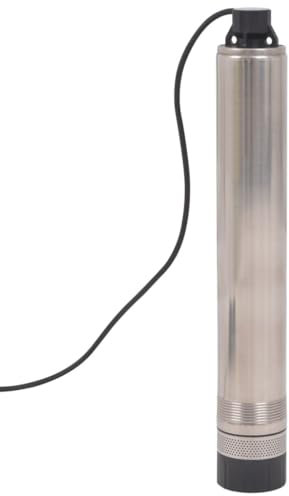 vidaXL Bomba Sumergible Agua Pozo Profundo 60m 900W Estanque Tanque Reservorio