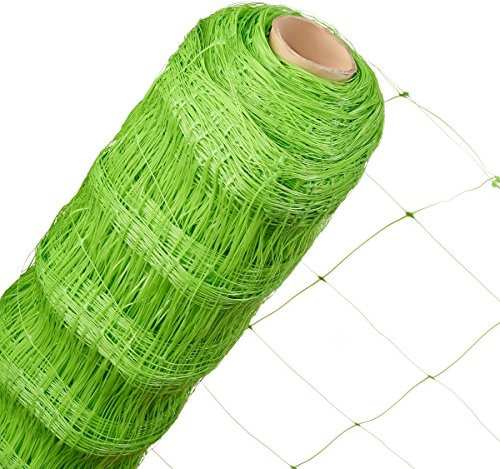 HaGa Ranknetz 1,7m x 20m für Kletterpflanzen – Robuste Rankhilfe für Garten und Gewächshaus – UV-beständig und wetterfest – Pflanzenstütze für Tomaten und Gurken