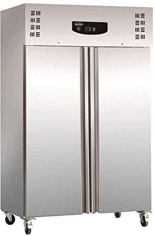 Armoire réfrigérée positive inox - 1200 litres - Combisteel - R290Inox2 Portes1340Pleine