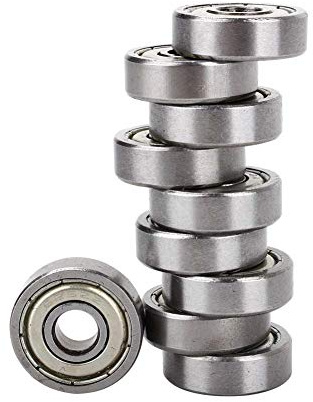 Kugellager, 10pcs / los 625ZZ Rillenkugellager Miniatur Gummi versiegelt Metall geschirmt