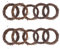 SUPVOX Rattan Wreath Ring DIY Wreath Decorations for Front Door Party Home Wall Hanging Decor 10 Pcs 10CM
