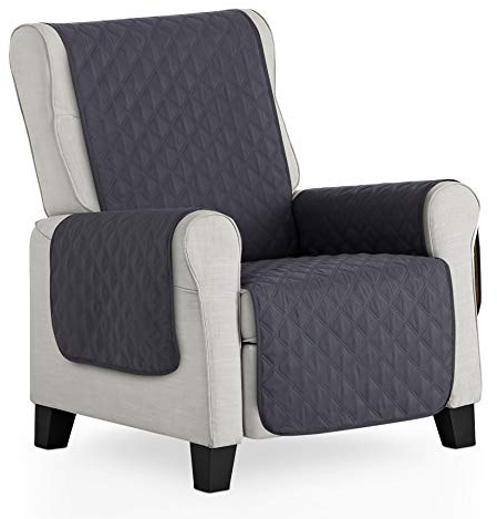 Bestcovers Sessel Überzug 1-Sitzer - Sitzbezug, effektiver Schutz vor Kratzern und Beschädigungen, Universalbezug (Grau)