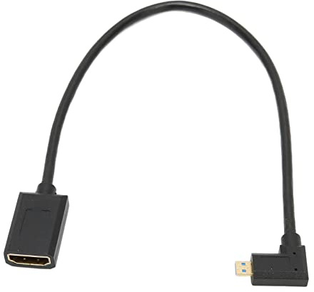 Câble D'interface Multimédia Micro HD 8K 60Hz, Câble HDMI Haute Vitesse avec Interface Plaquée or 24K Résistante, Cordon Mâle à Femelle OD4.0mm, Compatible avec 4K 120Hz 60Hz, 1080P