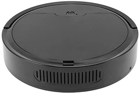 Shanrya Robot Sweeper, 3 in 1 1800Pa Aspirazione Forte Robot Aspirapolvere Spazzatrice Automatico APP Controllo 400 ML Scatola Della Polvere per Camera Da Letto (nero)