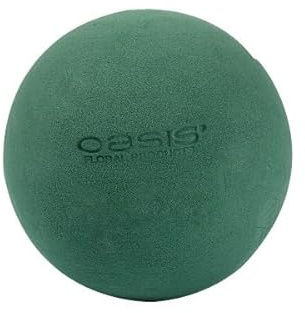 Generisch 1 St... Oasis Profi- Steckmoos Kugel 14 cm Steckschaum für Frischblumen Profi-QUALITÄT für Blumen Steckmasse