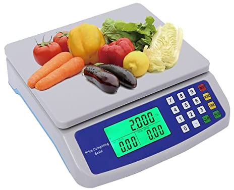 Kitchen Digital Baking Scales,Electronic Food Scale, Electronic LCD Scales 25KG/1g Digital Price Computing Scale with LCD Display Food Counting Scale for Food Meat, Fruit and Vegetable Scales (Size :