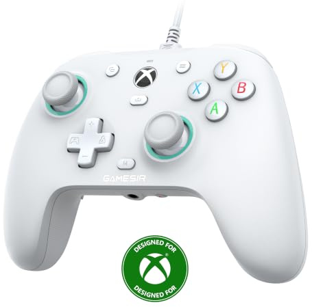 GameSir G7 SE Officially Licensed Xbox One Controller With Hall Effect Sticks for Windows 10/11, Xbox One, Xbox Series X/S, PC Gamepad with 3.5mm Earphone Port, Programmable Back Button