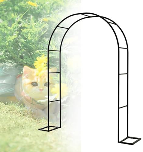 Arco da Giardino Arco per Piante Rampicanti Arco per Rose Metallo Arco 80x200cm 140x230cm 350x220cm Arco per Matrimoni Padiglioni(Width 80x high 200cm(31x79in))