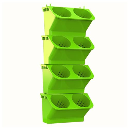 Liuyoyo Jardinera con Barandilla para Colgar en la Pared, Macetero de Pared con Riego Automático, Macetero Vertical para Colgar en la Pared, Cama de Jardín para Barandilla, Valla, Balcón,(B)