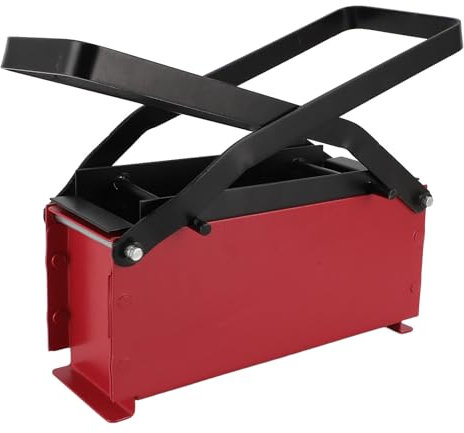 Bricchettatrice per Giornali, Bricchettatrice per Tronchi di Carta Fai-da-te Ricicla i Giornali in Ceppi di Fuoco per Stufe da Riscaldamento, Pressa in Acciaio Resistente