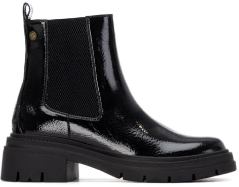 XTI - Botín Mujer Negro - Calzado Cómodo y Versátil - Moda casual - Modelo 14429701 (Talla 40)