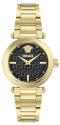 Versace Damen Analog Quarz Armbanduhr Greek