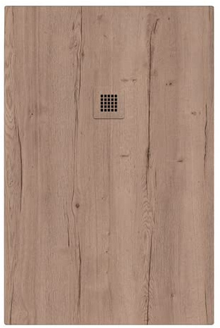 Piatto doccia in marmoresina 120x70 cm effetto legno Rovere Halifax CINA