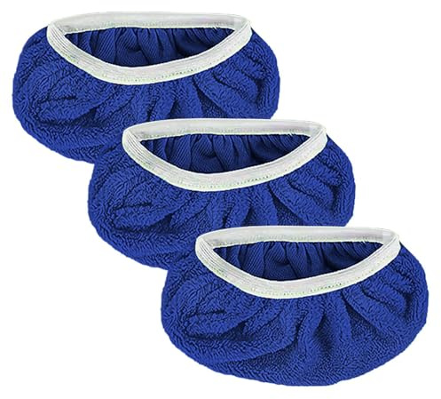 Bayetas De Microfibra para Fregona | Recambios Reutilizables para Bayetas de Fregona | 3 Piezas Lavables con Ajuste, Ideales para el Salón, Cocina, Baño, Apartamento y Balcón
