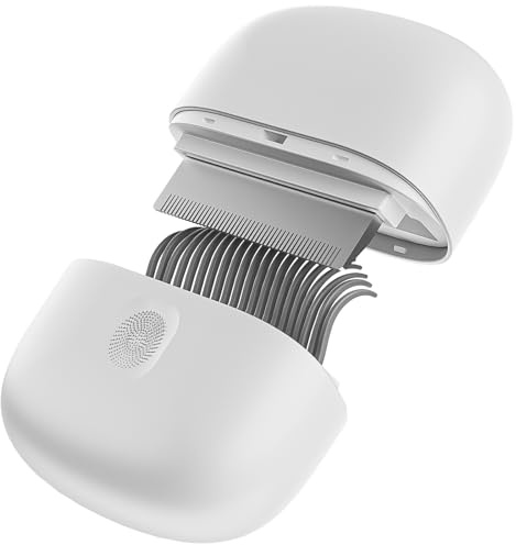 IMIPAW Brosse Chat | Chien, Brosse pour Animaux de Compagnie Poil Long ou Court, Brosses de Toilettage pour Enlèvement du Sous-poil Tangles et Masser (Blanc)