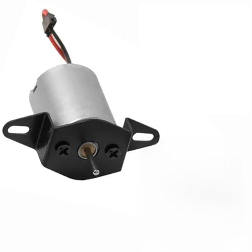 MoSundi Fireplace Fan Replacement Motor 1500RPM Aluminium Small Size Compatible with Stove Fan Power Generator, Black/Silver