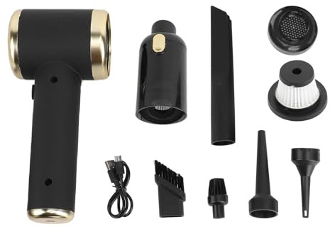 Pilipane Aspirateur de Voiture Miniature sans Fil 5 500 Pa, puissante Aspiration 2 en 1, dépoussiéreur et aspirateur pour Voitures, canapés, Bureaux, Animaux domestiques et Maisons,