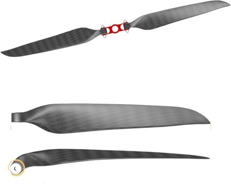 Carbon Fiber Folding Propeller Multiple Sizes 9.5x5 to 19x10 for RC Airplane Fixed Wing Model Aircraft Glider(14x9.5)