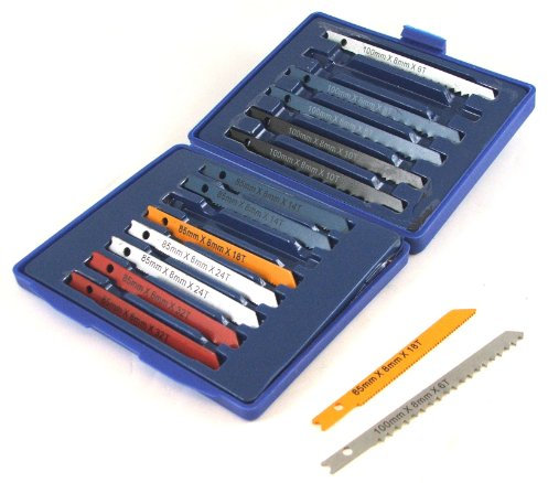 Toolzone 14 Pz Black & Decker Stile in Forma Lame Seghetto Alternativo - Pacco Singolo