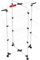 Vileda 157243 Tour Séchoir Acier Blanc 71 x 71 x 132 cm