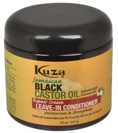 Creme und Haarspülung mit jamaikanischem schwarzem Rizinusöl von Kuza Naturals, 473 ml.