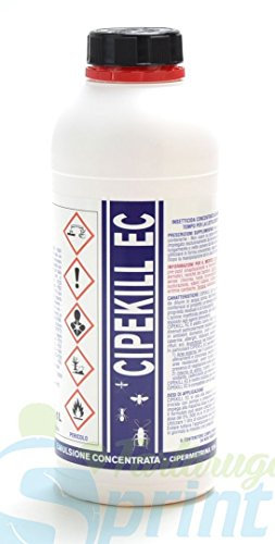 pestnet CIPEKILL 1 LT insetticida concentrato Contro Mosche e zanzare cipermetrina 10%