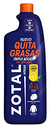 Zotal Hogar Quitagrasas Recambio - 12 Recipientes de 750 ml - Total: 9000 ml