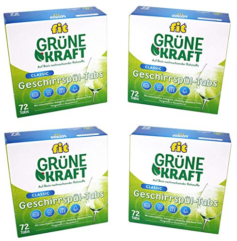 FIT Grüne Kraft Classic 288 Tabs Spülmaschinentabs Geschirrspültabs