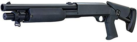 Rayline M56C Softair Gewehr (Manuell Federdruck), Material: ABS (Stoßfest), Nachbau im Maßstab 1:1, Länge: 76cm, Gewicht: 1800g, Kaliber: 6mm, Farbe: Schwarz - (unter 0,5 Joule - ab 14 Jahre)