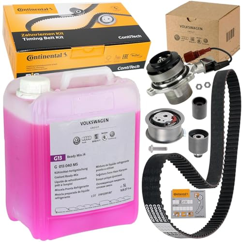 Conti Zahnriemensatz+5L G12E | CT1168K1 + 04L121011L, (538073310) 5L G12E passend für A3 8V Golf 7 T6 Passat 3G Tdi