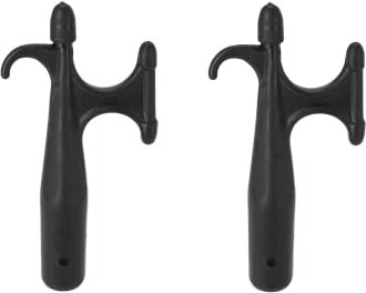 wellenshop 2X Bootshakenspitze Enterhaken 25 mm Kunststoff