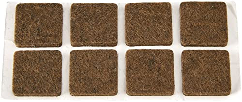 Fackelmann Set di 8 feltrini Quadrati 2 x 2 cm, Feltro, Multicolore, NC