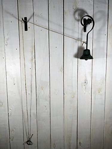 Türglocke mit Seilzug - Nostalgie - Landhausstil Gartenglocke