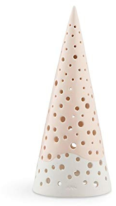 Kähler Portavelas de árbol de Navidad, Multicolor, 19 cm