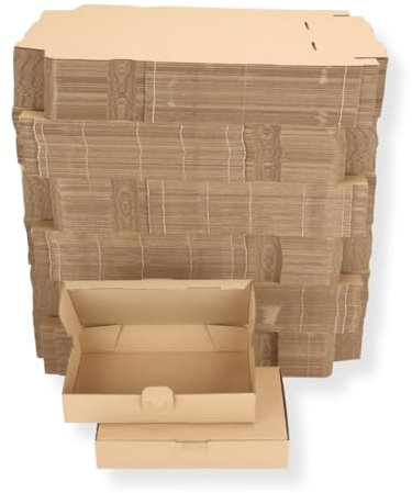300 St. Maxibriefkarton 240 x 160 x 45 mm DIN A5 braun Warensendung Faltkarton, Warenpost, Klappdeckelkarton