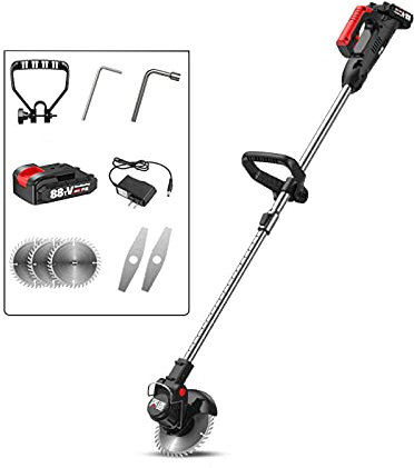ZHYX Tondeuse à Gazon électrique,Petite Tondeuse à Gazon Domestique, Tondeuse à Gazon réglable,Battery*1+Charger*1