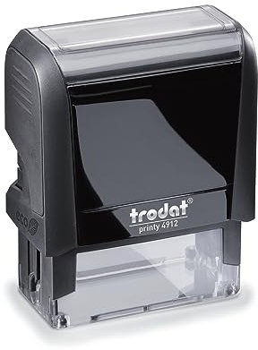 TRODAT - Printy 4912 personalisierbar mit individueller Textplatte | Textstempel | Adressstempel | Firmenstempel