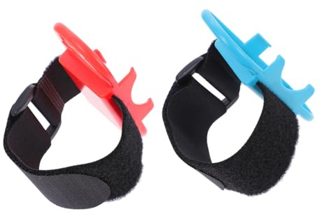 LIFKICH 2pièces Bracelet Réglable Sangle Élastique Pour Manette Switch Accessoires Poignet Antidérapants Compatibles Contrôleur Pour Jeux Somatosensoriels