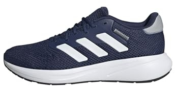 adidas Unisex Response Runner Shoes Laufschuhe, Dark Blue/FTWR White/Halo Silver, 44 2/3 EU