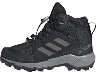 adidas unisex - barn Terrex Mid Gore-Tex Hiking Kids Shoes, Core Black/Grey Three/Core Black, 29 EU