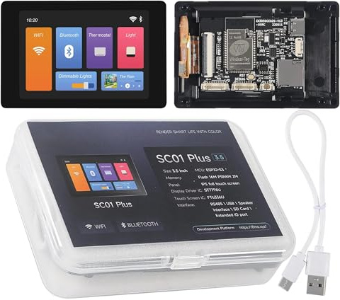 TECNOULAB 1 pz WT32-SC01 PLUS Scheda di sviluppo ESP32 Touch LCD da 3,5 pollici 320X480 Bluetooth WiFi
