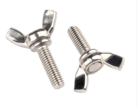 10 Stück M3 M4 M5 M6 M8 M10 Handschrauben Flügelschraube Flügelschraube Kralle A2-70 Edelstahl(50mm,M5)