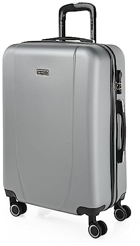 Maleta Mediana con 4 Ruedas Giratorias para Viajes Largos Tipo Trolley Idea