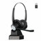 Mairdi Cuffie Bluetooth con microfono per PC, cuffie wireless con riduzione del rumore con dongle USB e stazione di ricarica per ufficio, computer, teams/zoom/Skype/Laptop